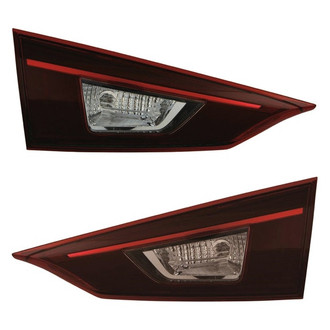 Depo® - Driver and Passenger Side Inner Replacement Tail Lights (Standard Line)