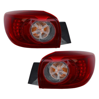 Depo® - Driver and Passenger Side Outer Replacement Tail Lights (CAPA Certified)