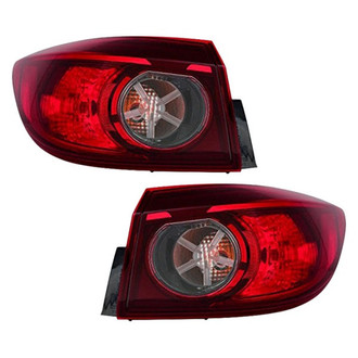 Depo® - Driver and Passenger Side Outer Replacement Tail Lights (CAPA Certified)