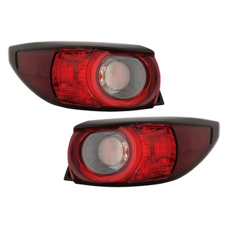 Depo® - Driver and Passenger Side Outer Replacement Tail Lights (CAPA Certified)