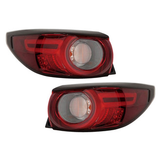 Depo® - Driver and Passenger Side Outer Replacement Tail Lights (CAPA Certified)