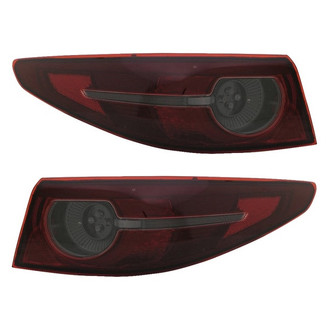 Depo® - Driver and Passenger Side Outer Replacement Tail Lights (CAPA Certified)