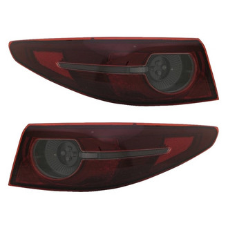 Depo® - Driver and Passenger Side Outer Replacement Tail Lights (Standard Line)