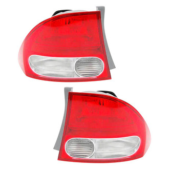 Depo® - Driver and Passenger Side Outer Replacement Tail Lights (Standard Line)