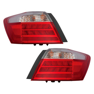 Depo® - Driver and Passenger Side Outer Replacement Tail Lights (Standard Line)
