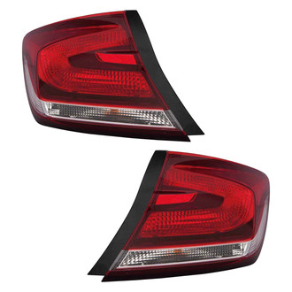 Depo® - Driver and Passenger Side Outer Replacement Tail Lights (Standard Line)