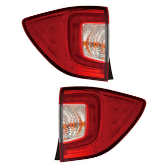 Depo® - Driver and Passenger Side Replacement Tail Lights (CAPA Certified)