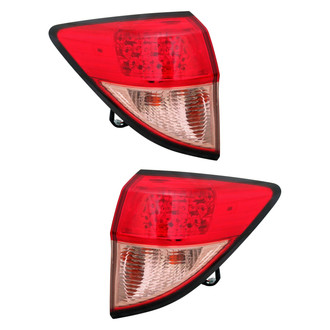 Depo® - Driver and Passenger Side Outer Replacement Tail Lights (Standard Line)
