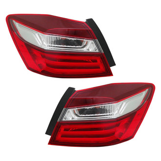 Depo® - Driver and Passenger Side Outer Replacement Tail Lights (Standard Line)