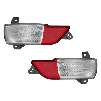Depo® - Driver and Passenger Side Replacement Backup Lights (CAPA Certified)