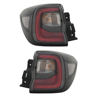 Depo® - Black Factory Replacement Tail Lights