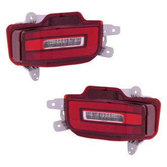 Depo® - Black Factory Replacement Tail Lights