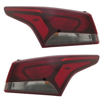 Depo® - Driver and Passenger Side Outer Replacement Tail Lights (CAPA Certified)
