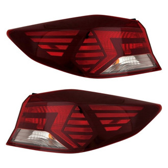 Depo® - Driver and Passenger Side Outer Replacement Tail Lights (Standard Line)