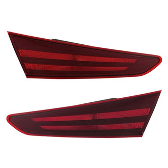 Depo® - Driver and Passenger Side Inner Replacement Tail Lights (CAPA Certified)