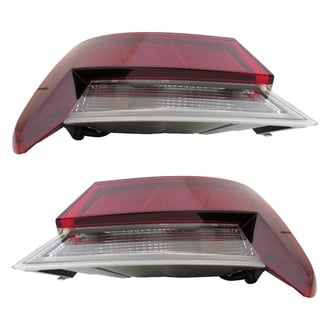 Depo® - Driver and Passenger Side Outer Replacement Tail Lights (Standard Line)