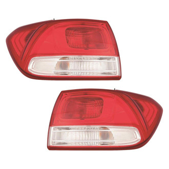 Depo® - Driver and Passenger Side Outer Replacement Tail Lights (CAPA Certified)