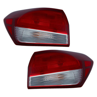 Depo® - Driver and Passenger Side Outer Replacement Tail Lights (CAPA Certified)