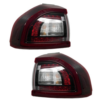 Depo® - Black Factory Replacement Tail Lights