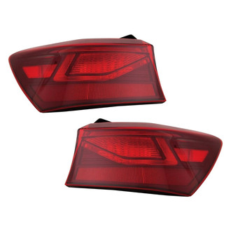 Depo® - Driver and Passenger Side Outer Replacement Tail Lights (CAPA Certified)