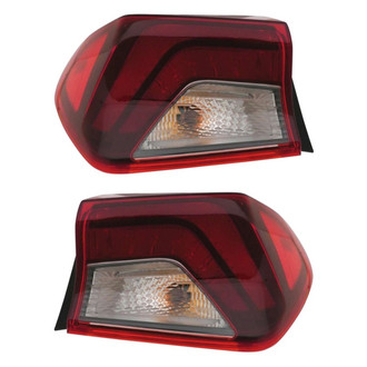 Depo® - Driver and Passenger Side Outer Replacement Tail Lights (Standard Line)