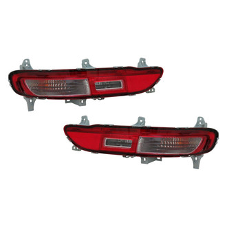 Depo® - Driver and Passenger Side Replacement Backup Lights (CAPA Certified)