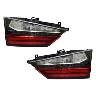 Depo® - Black Factory Replacement Tail Lights