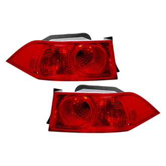 Depo® - Driver and Passenger Side Outer Replacement Tail Light Lens and Housings (Standard Line)