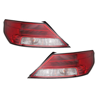 Depo® - Black Factory Replacement Tail Lights