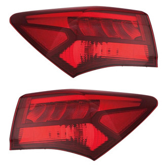 Depo® - Driver and Passenger Side Outer Replacement Tail Lights (CAPA Certified)