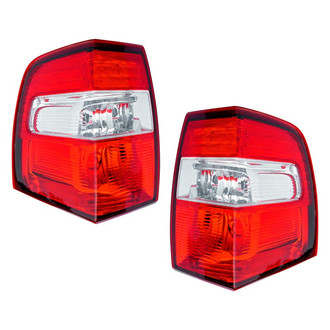 Depo® - Black Factory Replacement Tail Lights