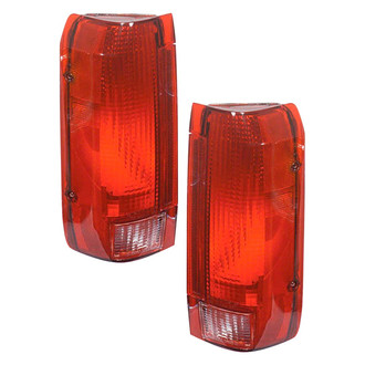 Depo® - Black Factory Replacement Tail Lights