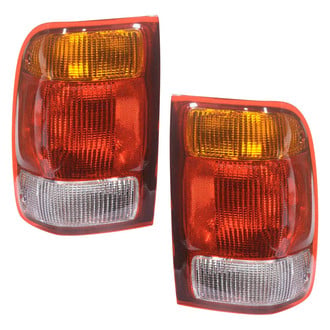 Depo® - Driver and Passenger Side Replacement Tail Light Lens and Housings (Standard Line)