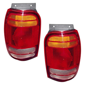 Depo® - Black Factory Replacement Tail Lights