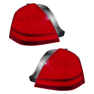 Depo® - Driver and Passenger Side Replacement Tail Lights (CAPA Certified)