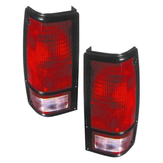 Depo® - Black Factory Replacement Tail Lights
