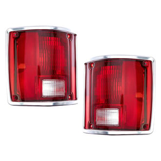 Depo® - Black Factory Replacement Tail Lights