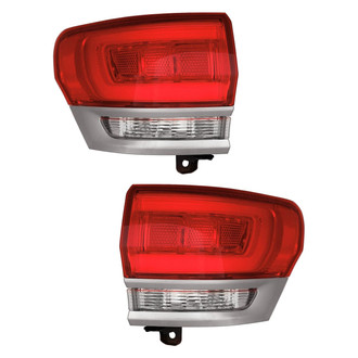 Depo® - Driver and Passenger Side Outer Replacement Tail Lights (CAPA Certified)