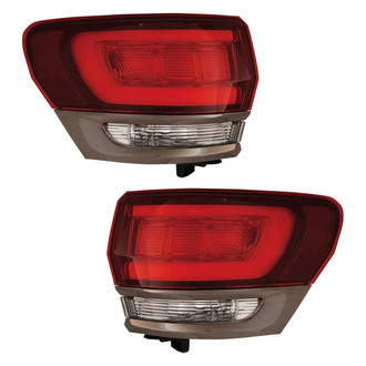 Depo® - Driver and Passenger Side Outer Replacement Tail Lights (CAPA Certified)
