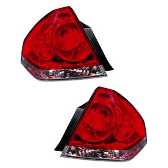 Depo® - Black Factory Replacement Tail Lights