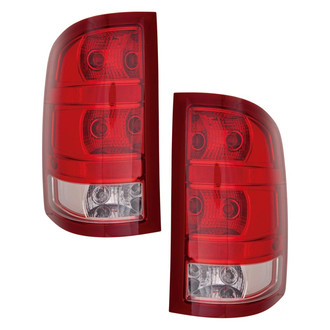 Depo® - Driver and Passenger Side Replacement Tail Lights (Standard Line)