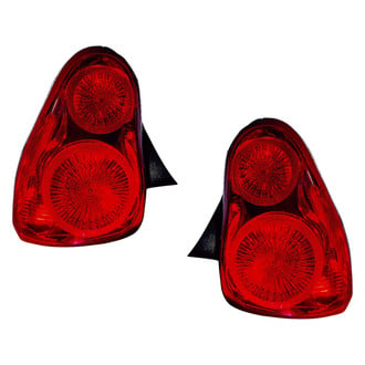 Depo® - Black Factory Replacement Tail Lights