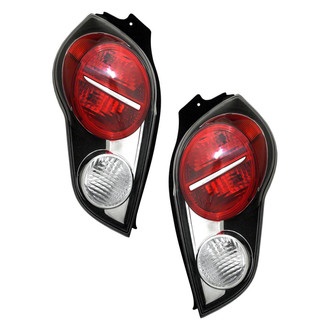 Depo® - Black Factory Replacement Tail Lights
