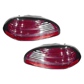 Depo® - Black Factory Replacement Tail Lights