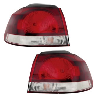 Depo® - Black Factory Replacement Tail Lights