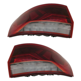 Depo® - Driver and Passenger Side Outer Replacement Tail Lights (Standard Line)