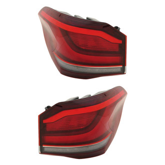 Depo® - Driver and Passenger Side Outer Replacement Tail Lights (CAPA Certified)