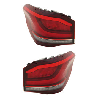 Depo® - Black Factory Replacement Tail Lights