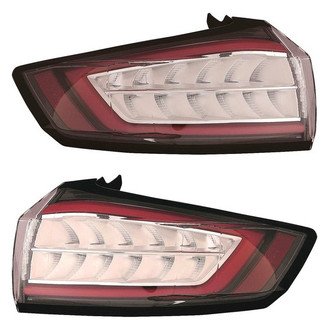 Depo® - Driver and Passenger Side Outer Replacement Tail Lights (Standard Line)