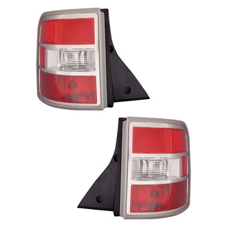 Depo® - Black Factory Replacement Tail Lights